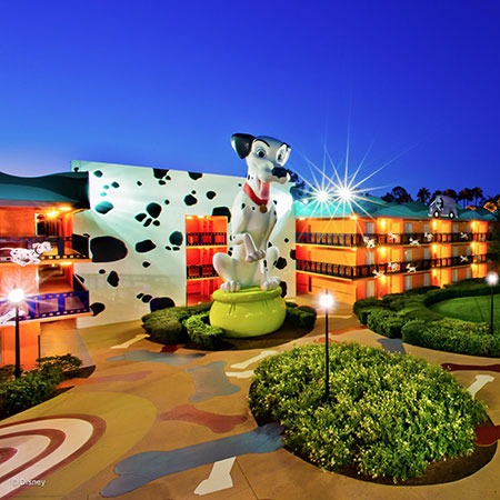 Disney All-Star Movies giant Dalmatian outside