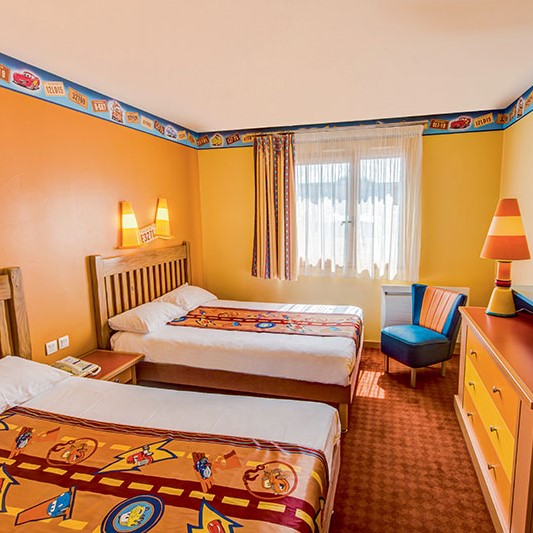 Disney Hotel Santa Fe car theme bedroom
