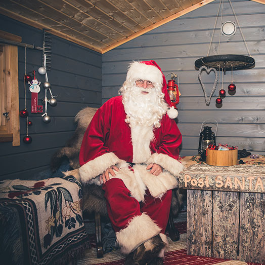 Lapland Santa experience in hut