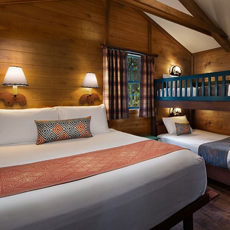 Disney Wilderness Lodge offer bedroom with bunk